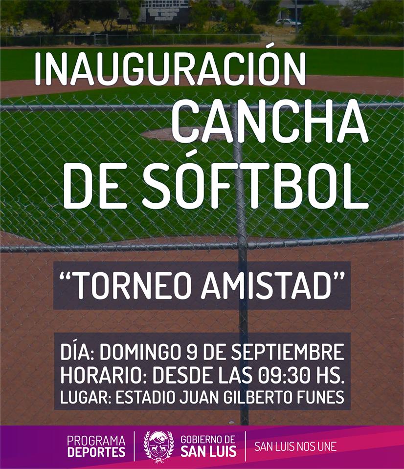 Se inaugurará la cancha de sóftbol en el Estadio Juan ...